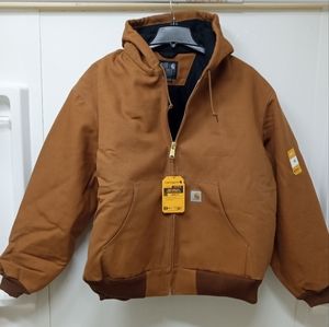 Carhartt J140 - Duck Active Jacket - Quilted Flannel Lined
